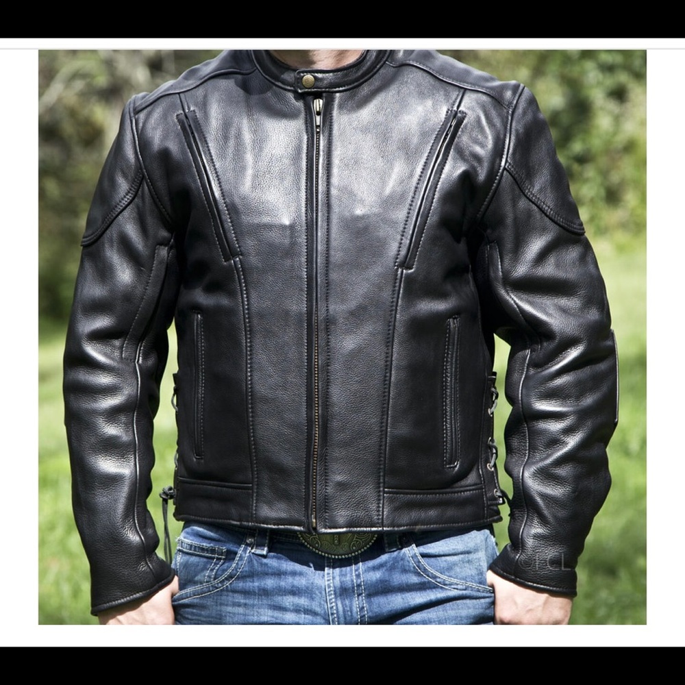 FoxCreek Mens Vented Racing/Motorcycle Jacket (50)